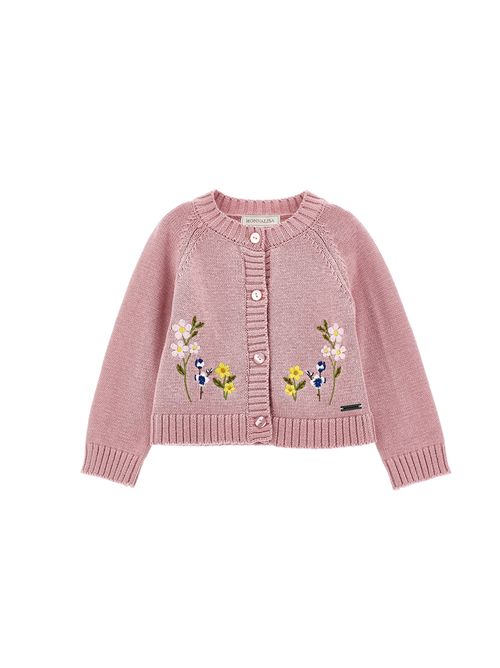 Cardigan, bambina, in cotone lana. MONNALISA | 39H804 80600094